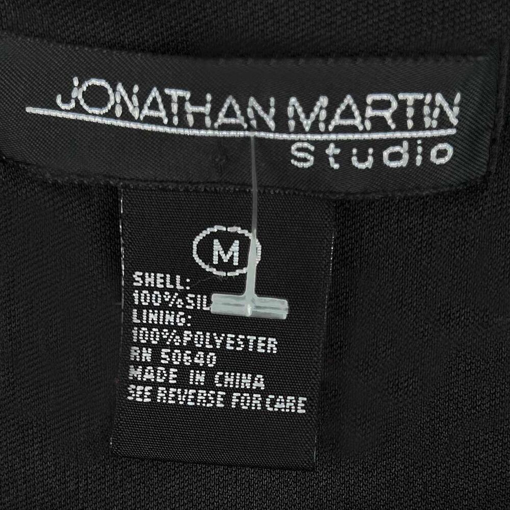 Jonathan Martin 100% Silk Floral Top Size Medium - Picture 2 of 11